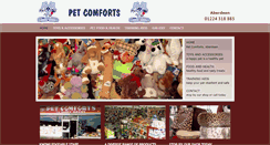 Desktop Screenshot of petcomfortsaberdeen.co.uk